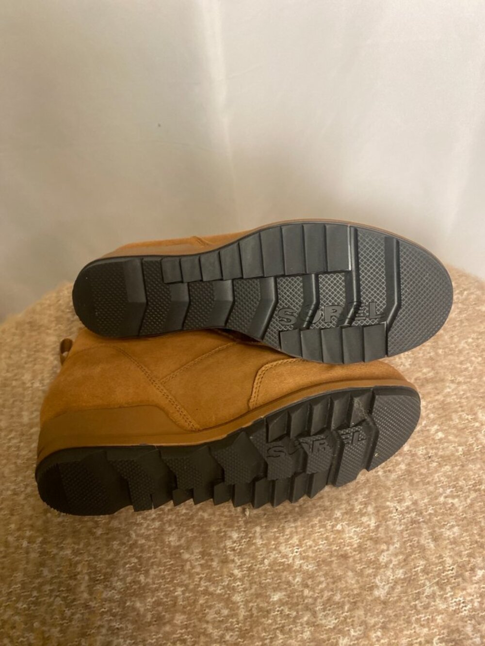 Sorel Tan Suede Ankle Boots Size 8 NWOB - Picture 8 of 9